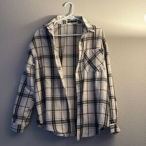 SHEIN Plaid Flannel